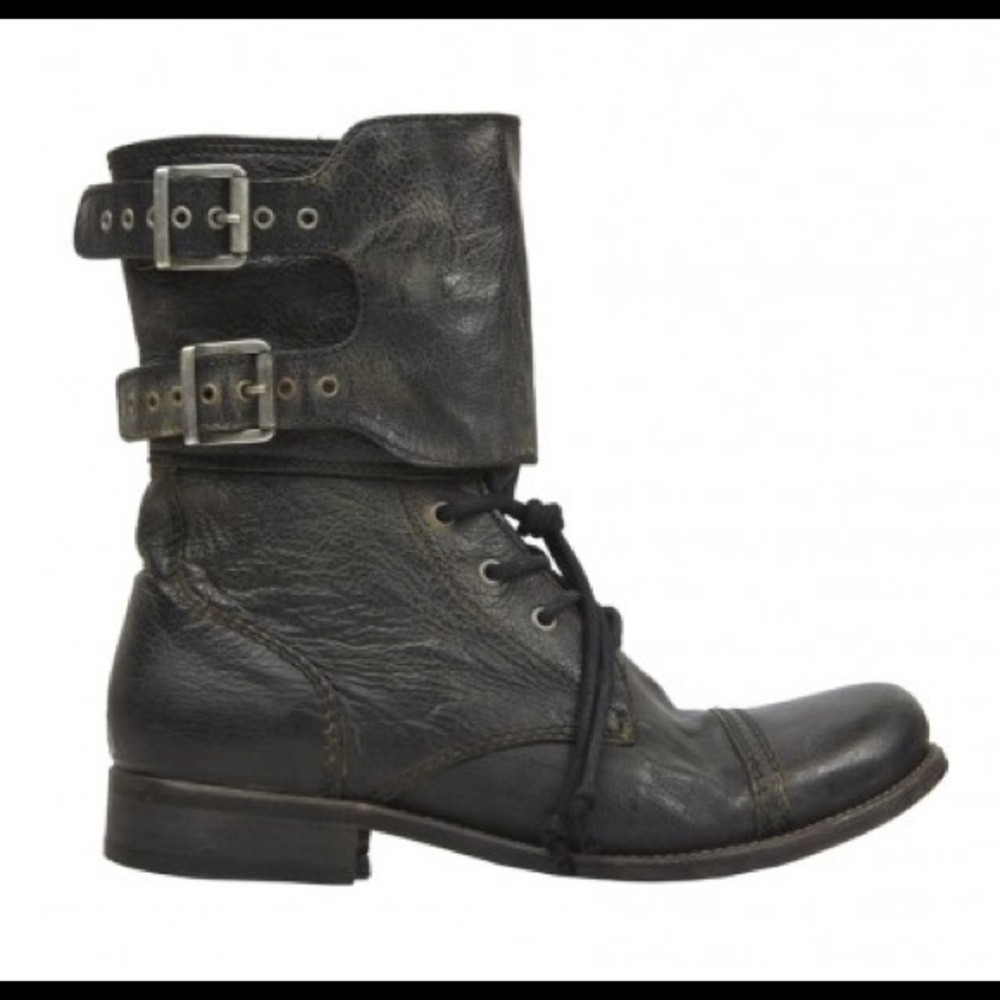 Allsaints Demise Leather Boots - Womens